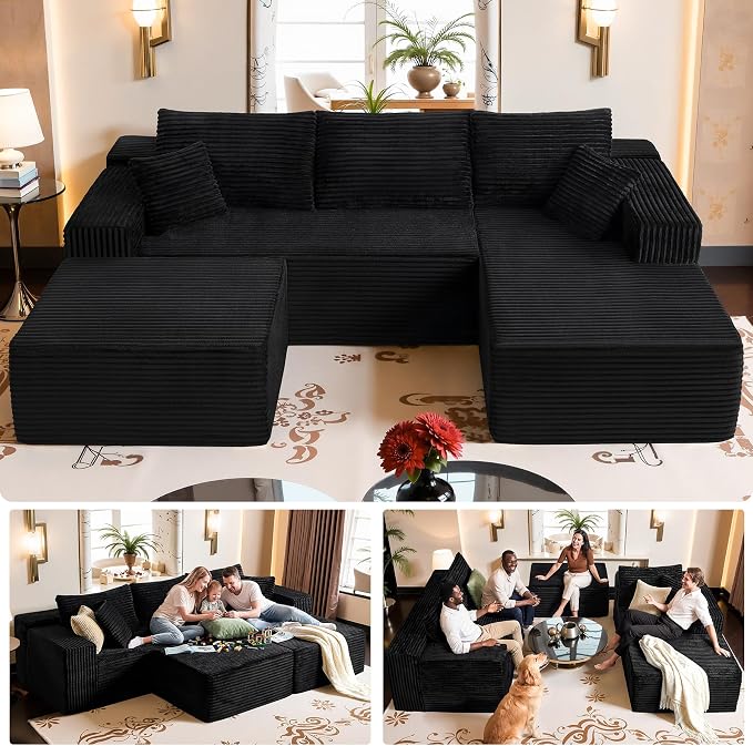 Black(plush Corduroy Fabric)