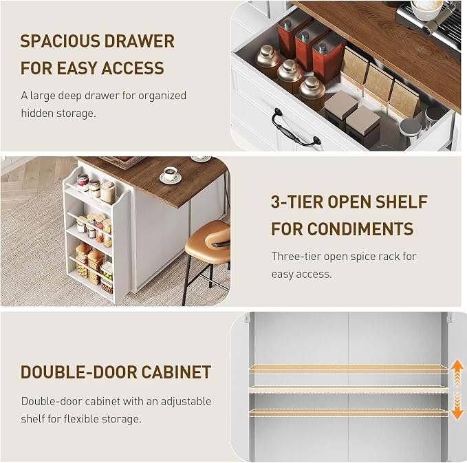 White + Walnut