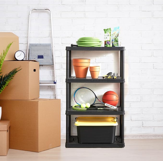 4 Shelf - Black