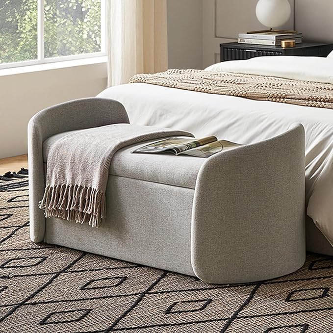 Light Gray Fabric, Curved