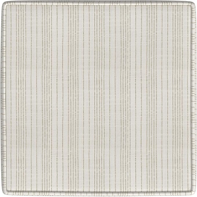 Marigold Pinstripe Cream Fabric