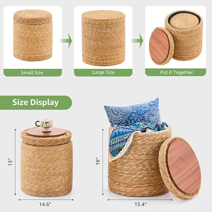 Cattail Nested Set-natural
