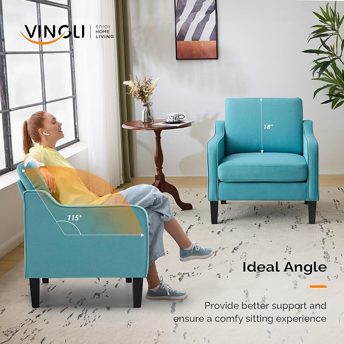 Teal Blue Linen