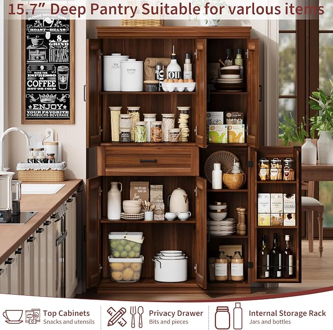 6 Doors-walnut