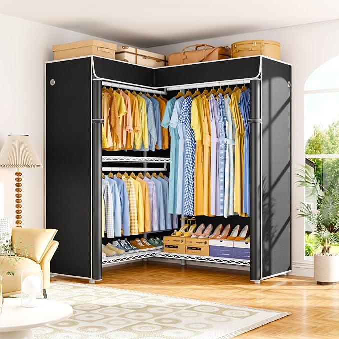 White Rack with Black Cover