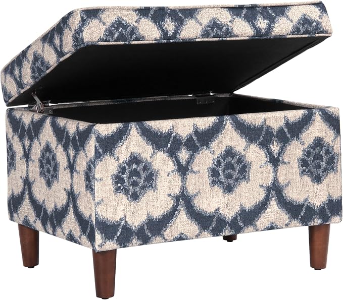 Blue Medallion Print