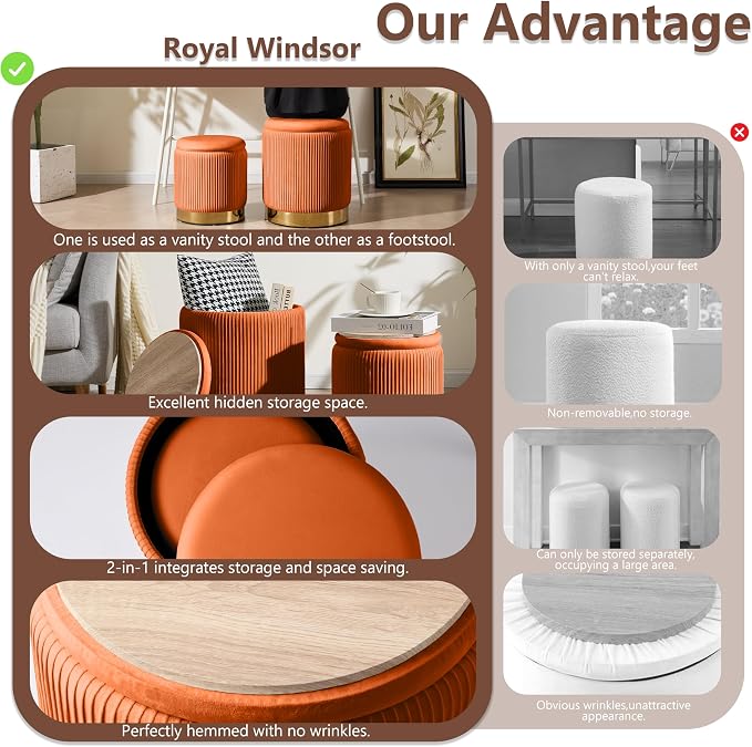 Gold-tone Velvet-orange
