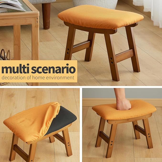 Brown Legs - Orange Stool Surface