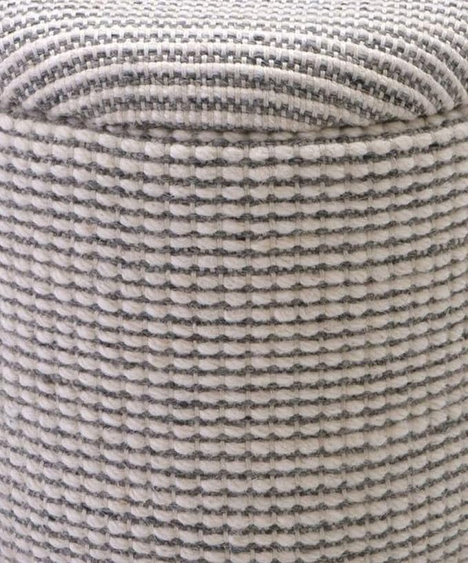 Ivory & Grey Stripe