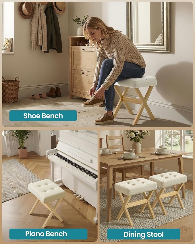 Summer Sand + Natural Wood Legs