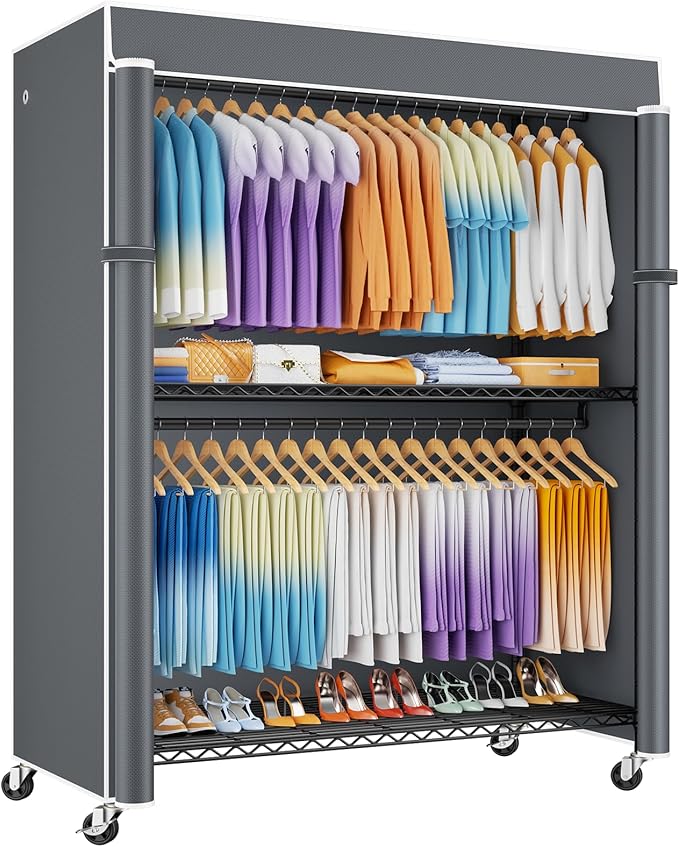 Black Rack with Grey Cover