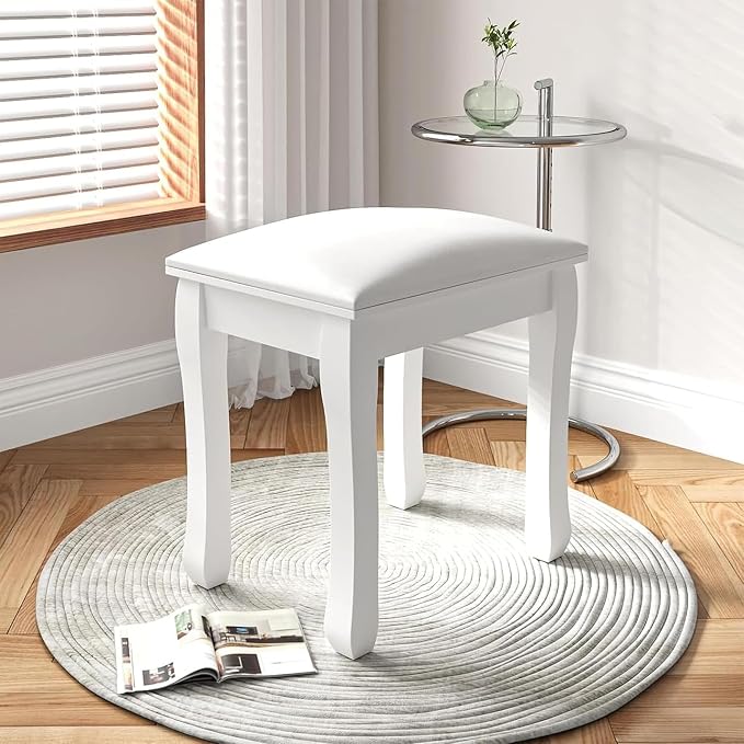 White Curved Leg