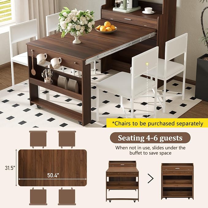Walnut Wood+mdf + Farmhouse