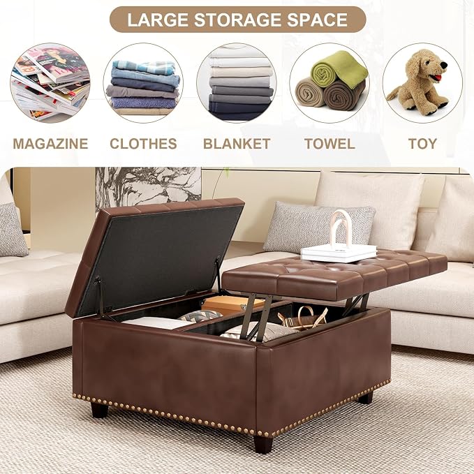Brown Faux Leather