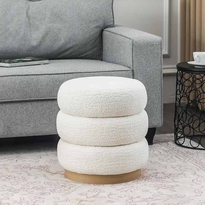 White-3 Tiers Velvet