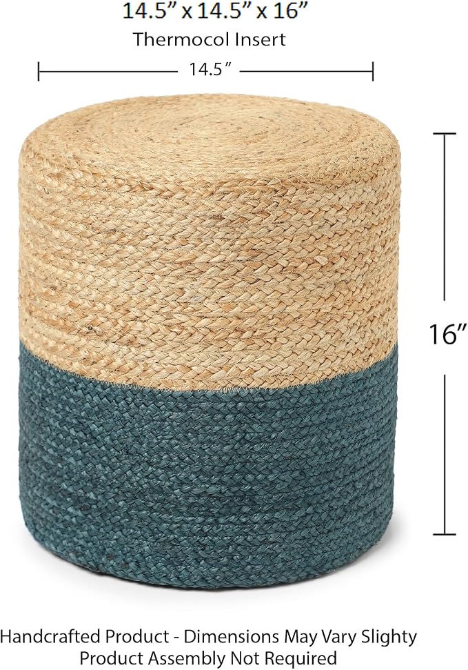 Cylinder Half & Half Natural Teal