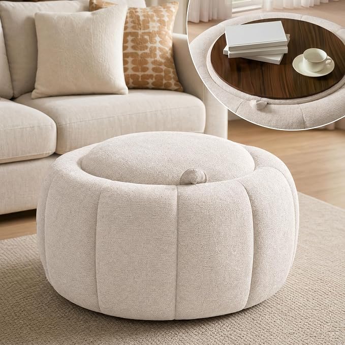 Beige-chenille