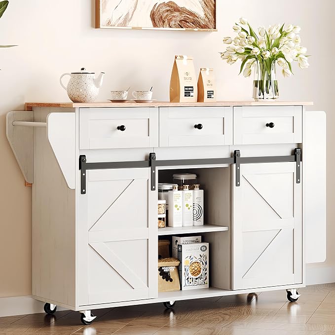 White-sliding Barn Door