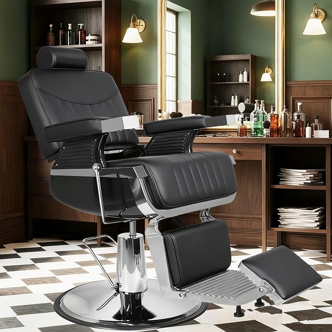 Sleek Black Silver