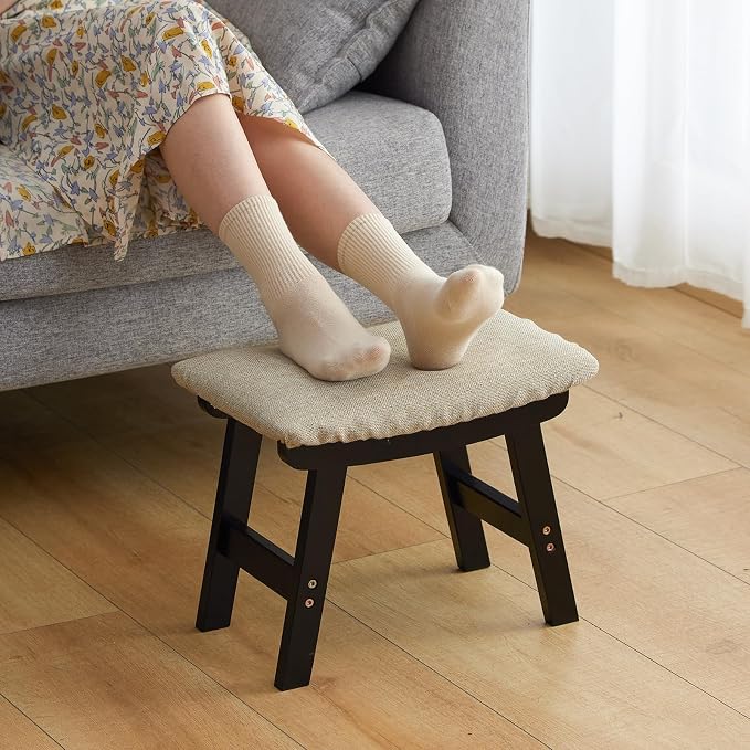 Black Legs - Beige Stool Surface