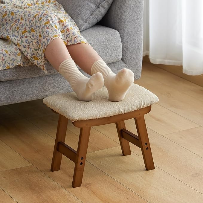 Brown Legs - Beige Stool Surface