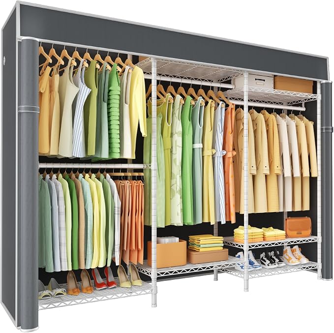 White Rack with Grey Cover