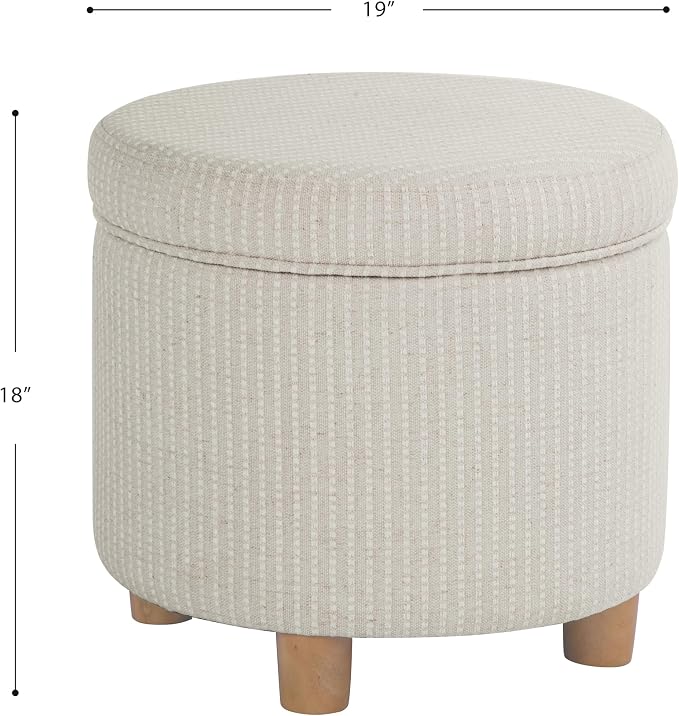 White Woven Stripe
