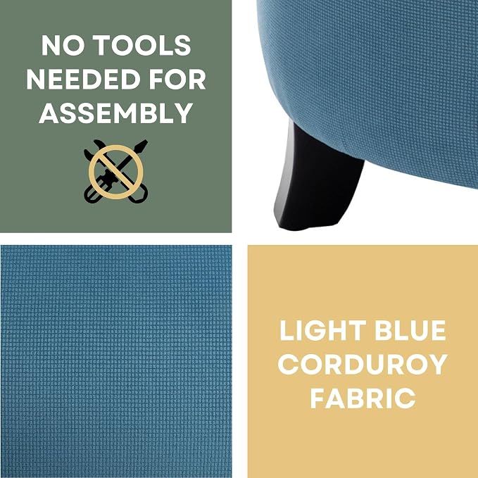 Light Blue Corduroy