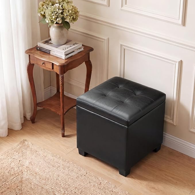 Faux Leather -Black With Tray