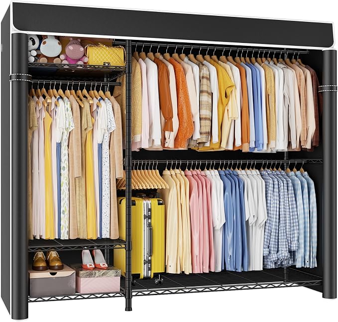 Black Rack With Black Cover