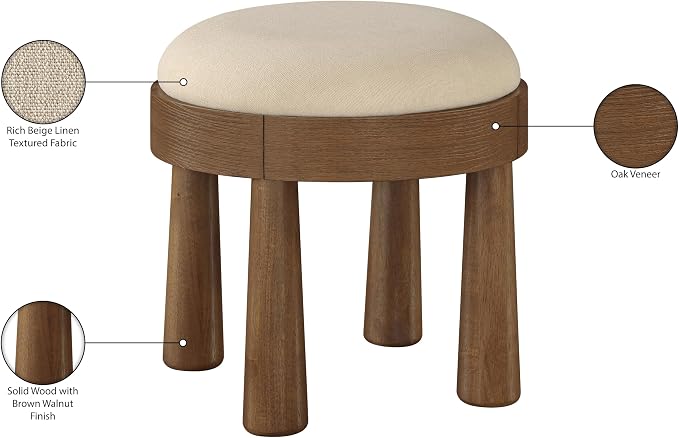 Beige / Walnut
