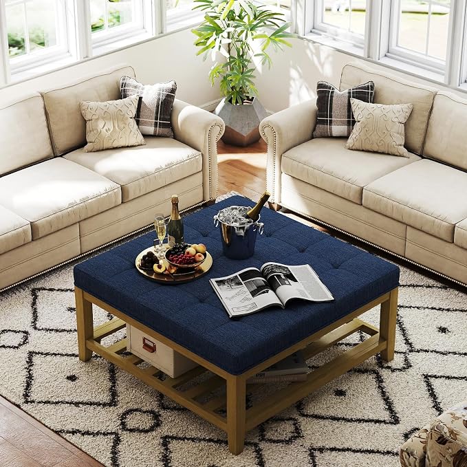 Navy Blue Coffee Table