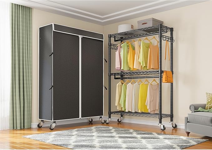 Black Rack with Black Cover