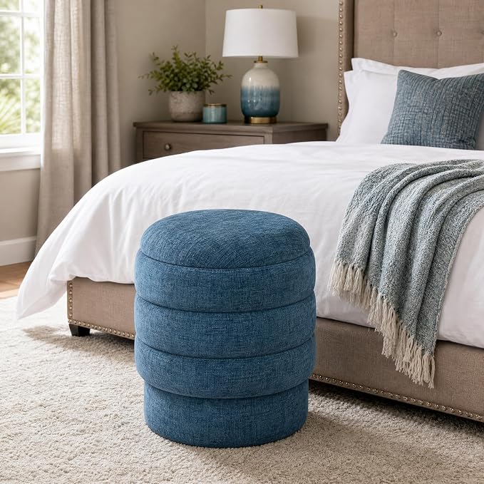 Round-denim Blue