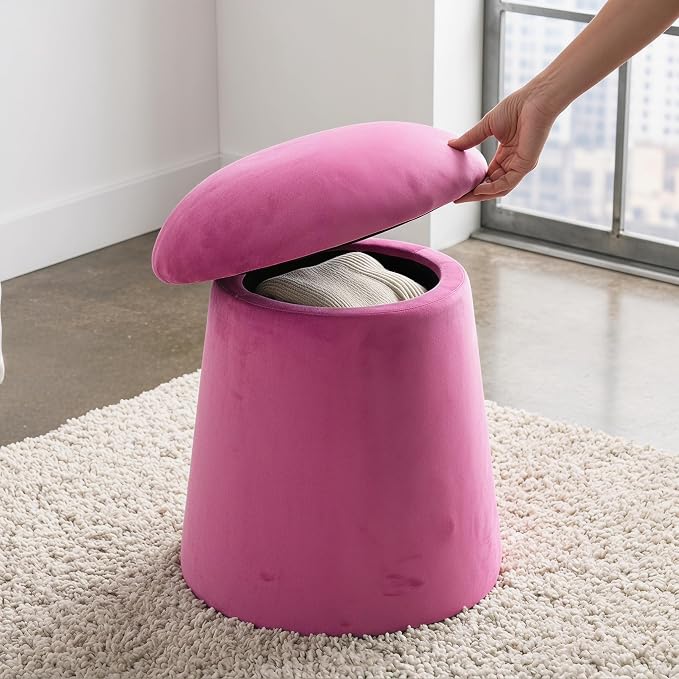 Velvet Mushroom-hot Pink