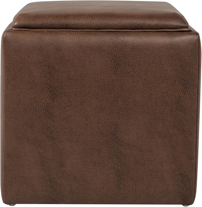 Brown Faux Leather