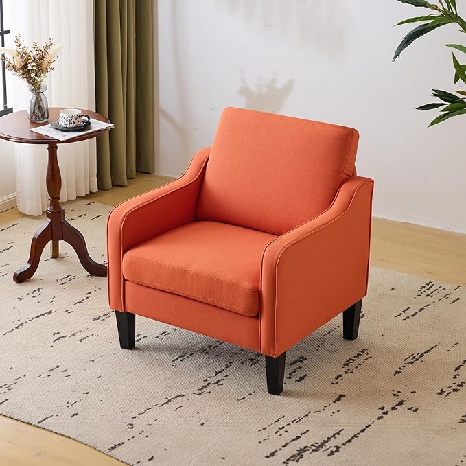 Burnt Orange Linen