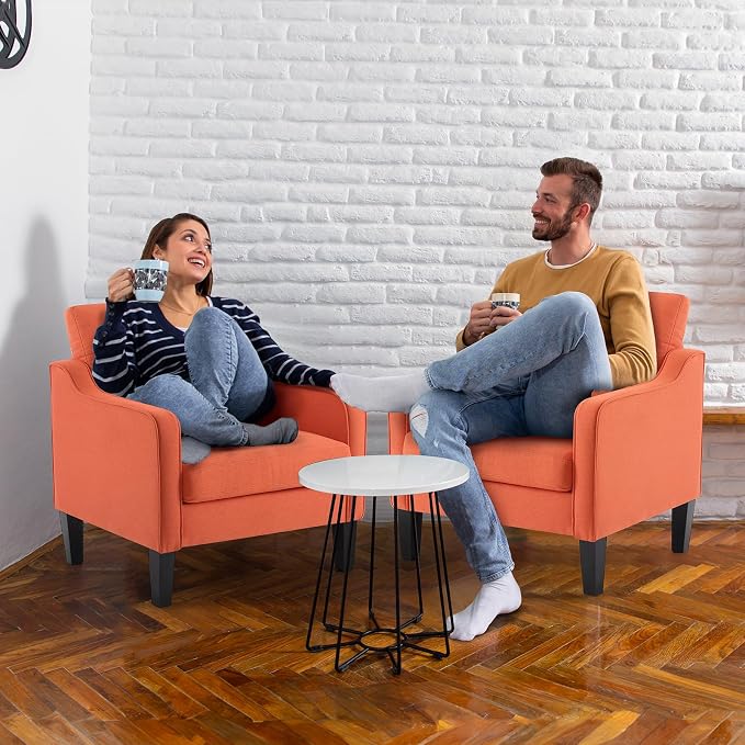 Burnt Orange Linen