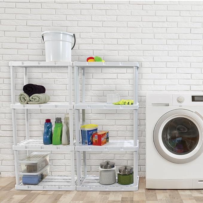 4 Shelf - White