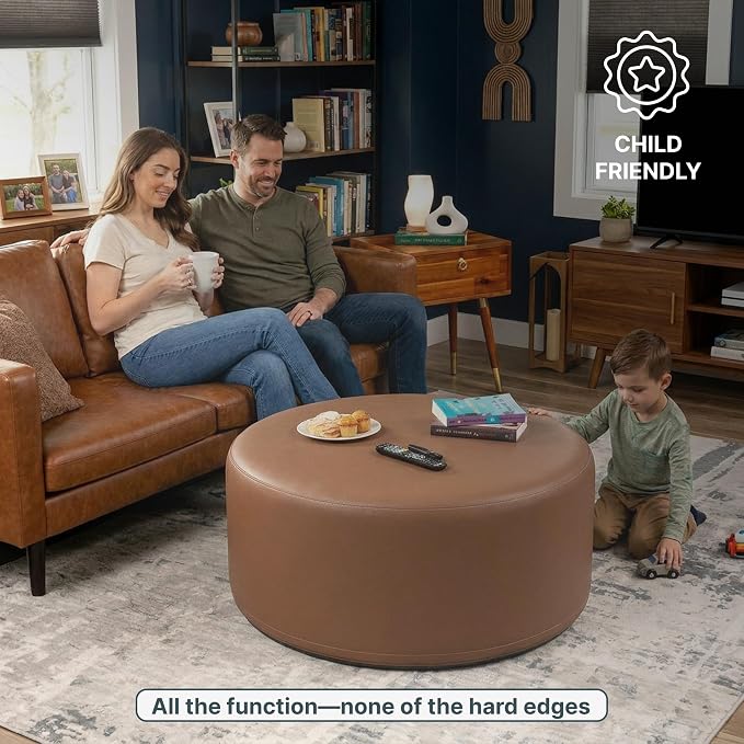Faux Leather Walnut