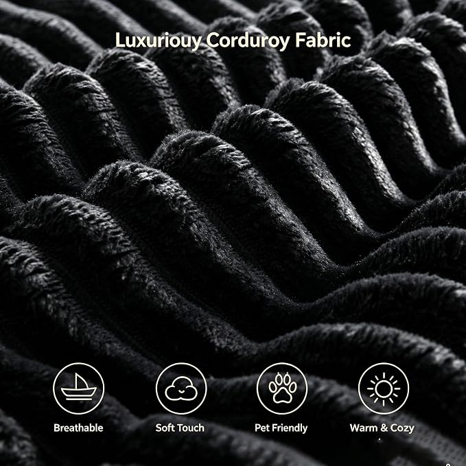 Black + Plush + Foam+spring