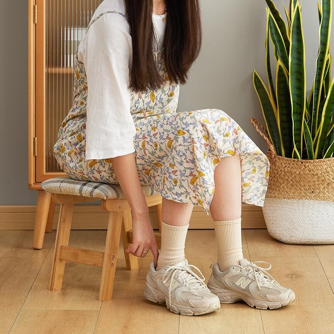 Natural Legs - Stripes Stool Surface