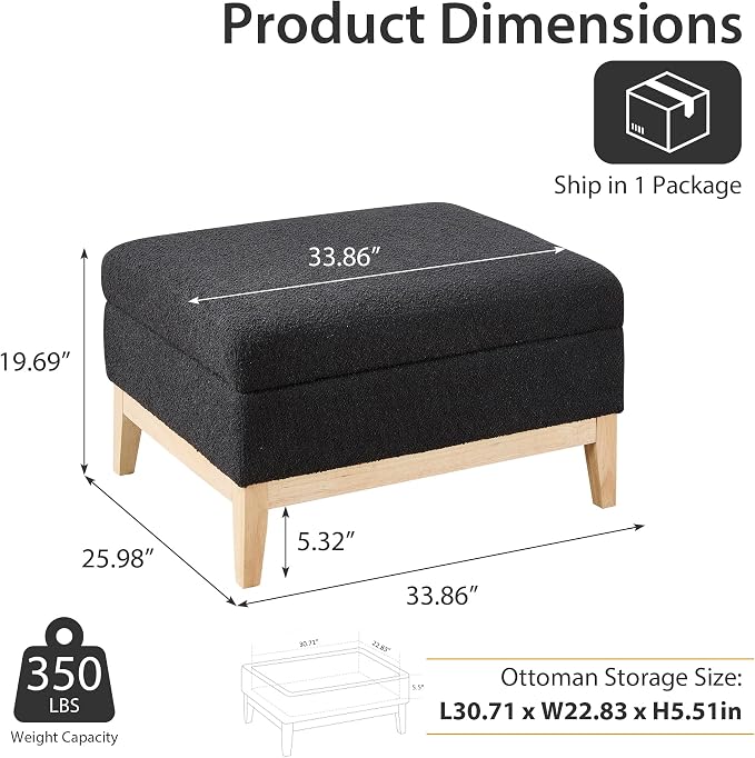 Black-natural Wood