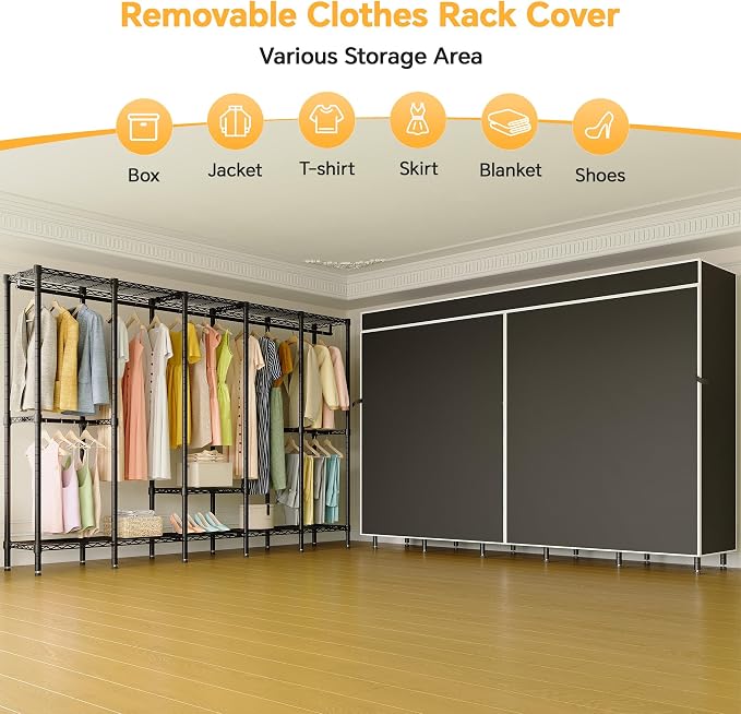 Black Rack with Black Cover