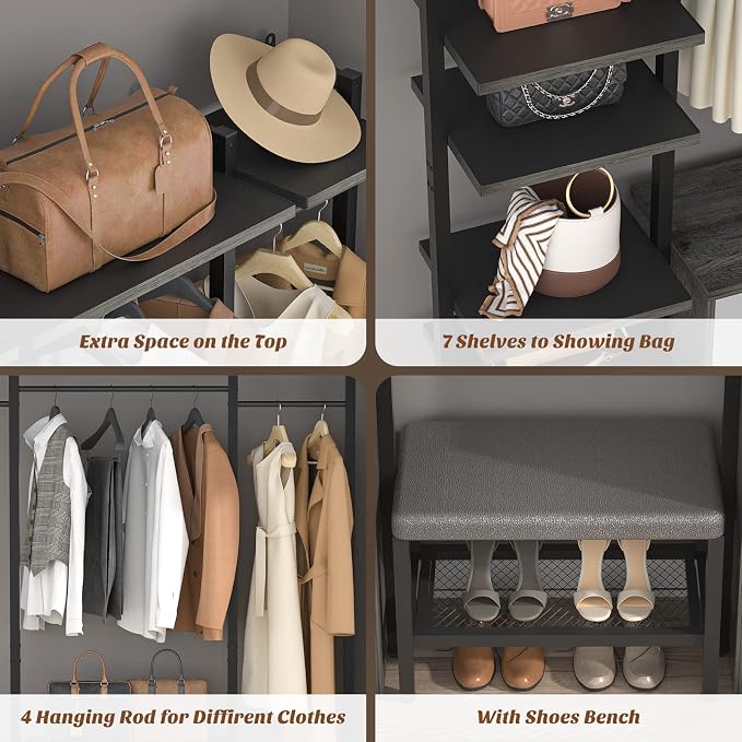 Grey Oak+Black