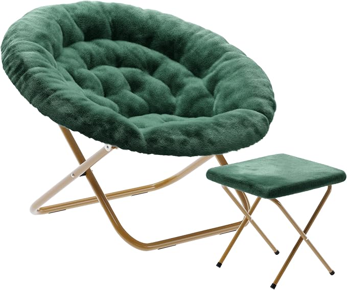 Emerald Fabric/Soft Gold Frame