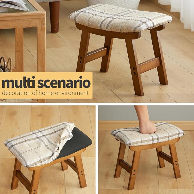 Brown Legs - Stripes Stool Surface