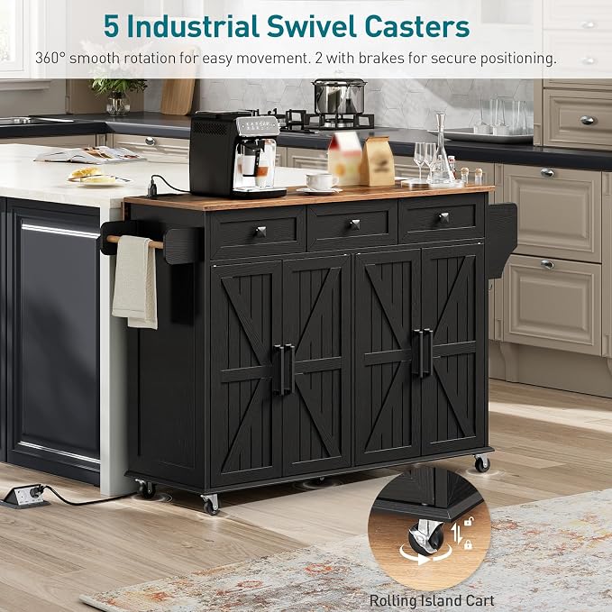 Black + Rustic Brown