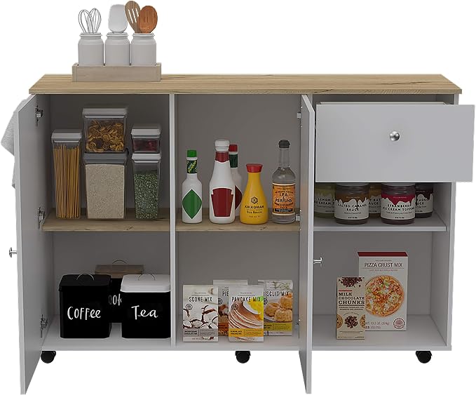 White + Light Oak