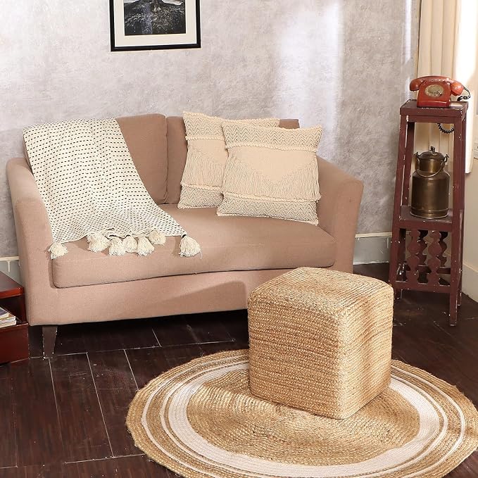 Cube Classic Jute Natural - Two Pack